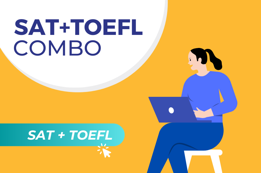 Banner: SAT and TOEFL COMBO