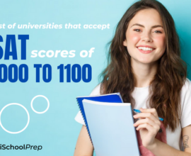 universities accept SAT scores of 1000 to 1100