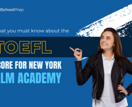 TOEFL score for New York Film Academy
